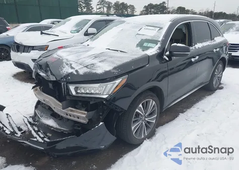 2019 Acura Mdx Tech Pkg из США, поврежденный, VIN 5J8YD4H50KL020587